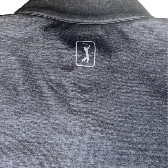 PGA golf gray long sleeve half zip men’s XL shirt - Picture 4 of 5